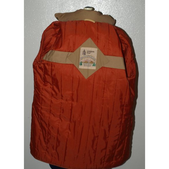 London fog string lined hooded military brown jacket M - Picture 12 of 16